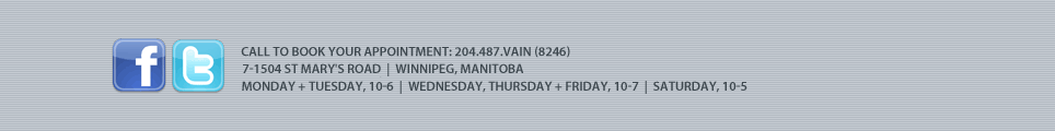 Call to Book Your Appointment: 204.487.VAIN (8246)